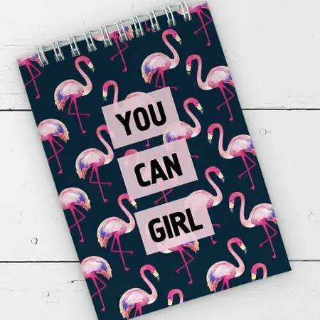 Blok kroužková vazba A6  You can girl